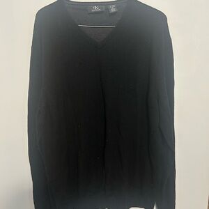Calvin Klein Black V-Neck Sweater